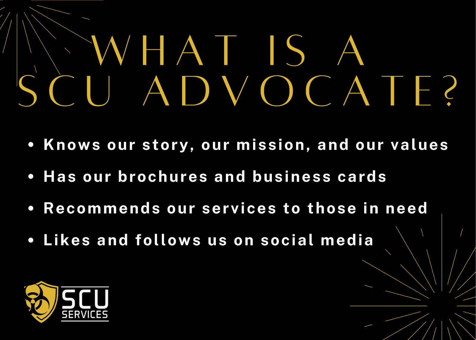 SCU Services advocate Advocate  
