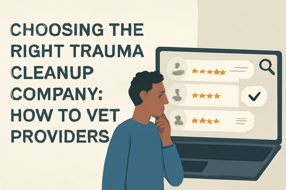 Choosing the Right Trauma Cleanup Company: How to Vet Providers